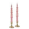 Chefanie Pink Baroque Tapers (2) Discount