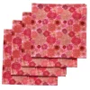 Chefanie Pink Flower Napkins (4) Best