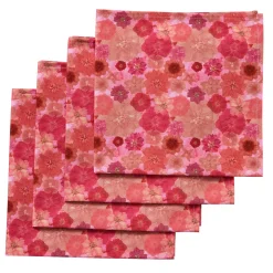Chefanie Pink Flower Napkins (4) Best