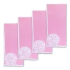 Chefanie Pink Hydrangea Linen Dinner Napkins (4) Online