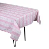 Chefanie Pink Stripe Tablecloth Best