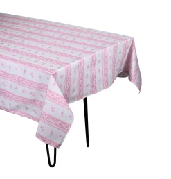 Chefanie Pink Stripe Tablecloth Best