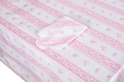 Chefanie Pink Stripe Tablecloth Best