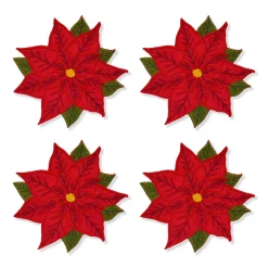 Chefanie Poinsettia Cocktail Napkins (4) Best