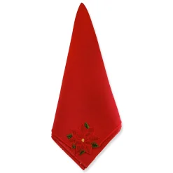 Chefanie Poinsettia Dinner Napkins (4) Hot