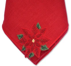 Chefanie Poinsettia Dinner Napkins (4) Hot