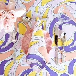 Chefanie Psychedelic Spring Napkins (4) Hot