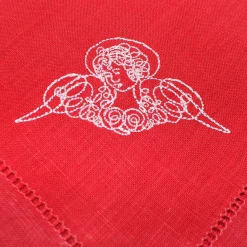 Chefanie Red Angel Dinner Napkins (4) Discount