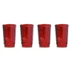 Chefanie Red Highball Glasses (4) Best