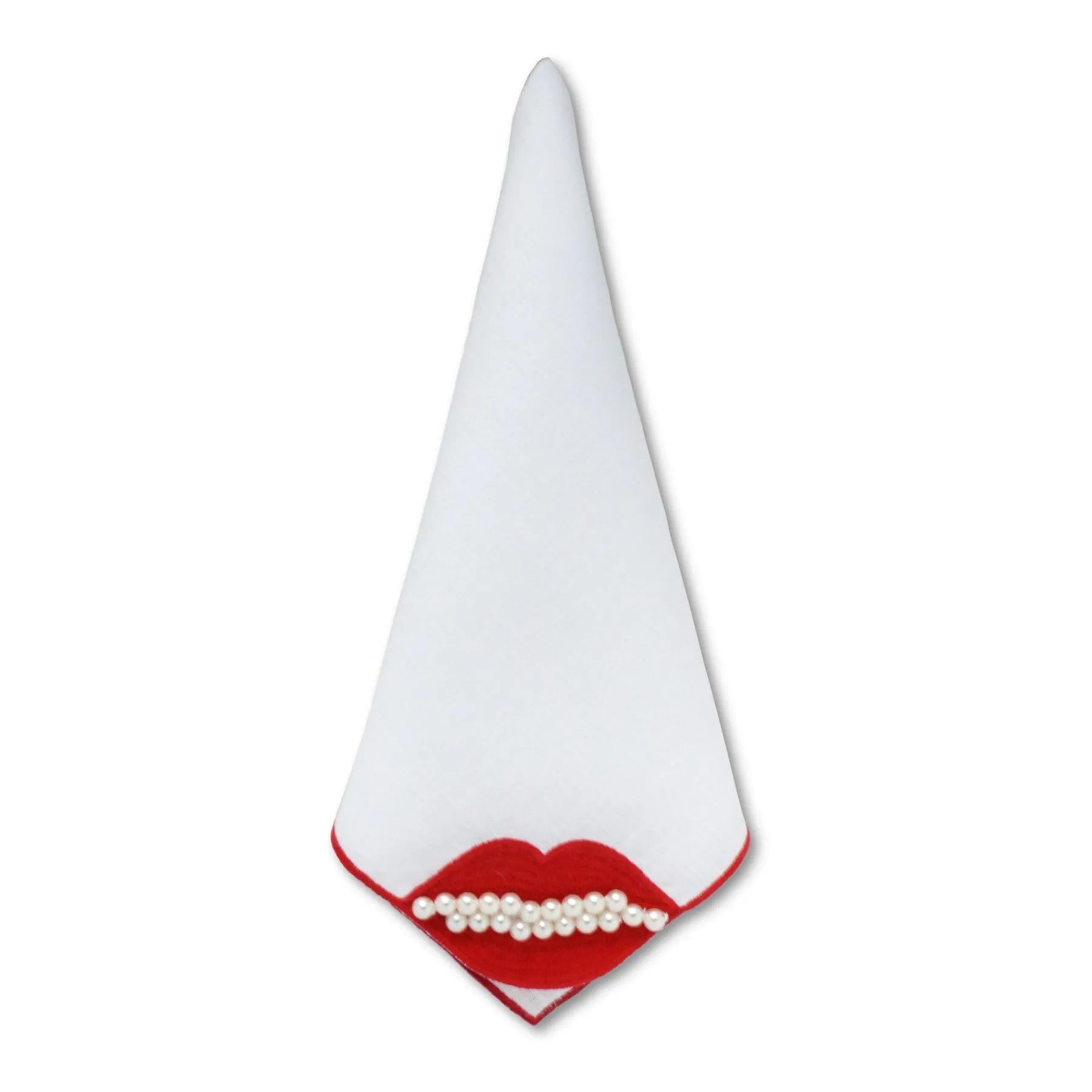 Chefanie Red Lips Dinner Napkins (4) Sale