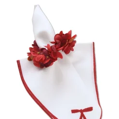 Chefanie Red Petal Napkin Rings (4)