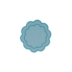 Chefanie Sea Foam Scalloped Cocktail Napkins (4) New