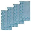 Chefanie Sea Foam Scalloped Dinner Napkins (4)