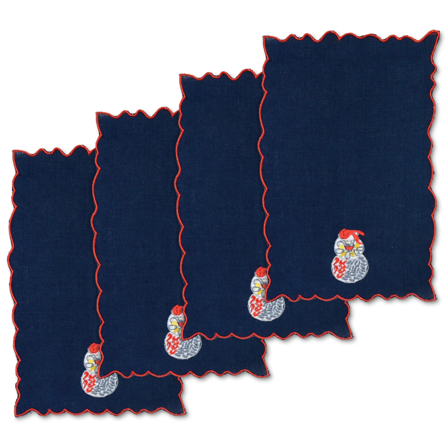 Chefanie Seafood Tower Cocktail Napkins (4) New