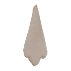 Chefanie Squiggly Beige Dinner Napkins (4) Discount