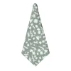 Chefanie Steel Teal Floral Napkins (4) New