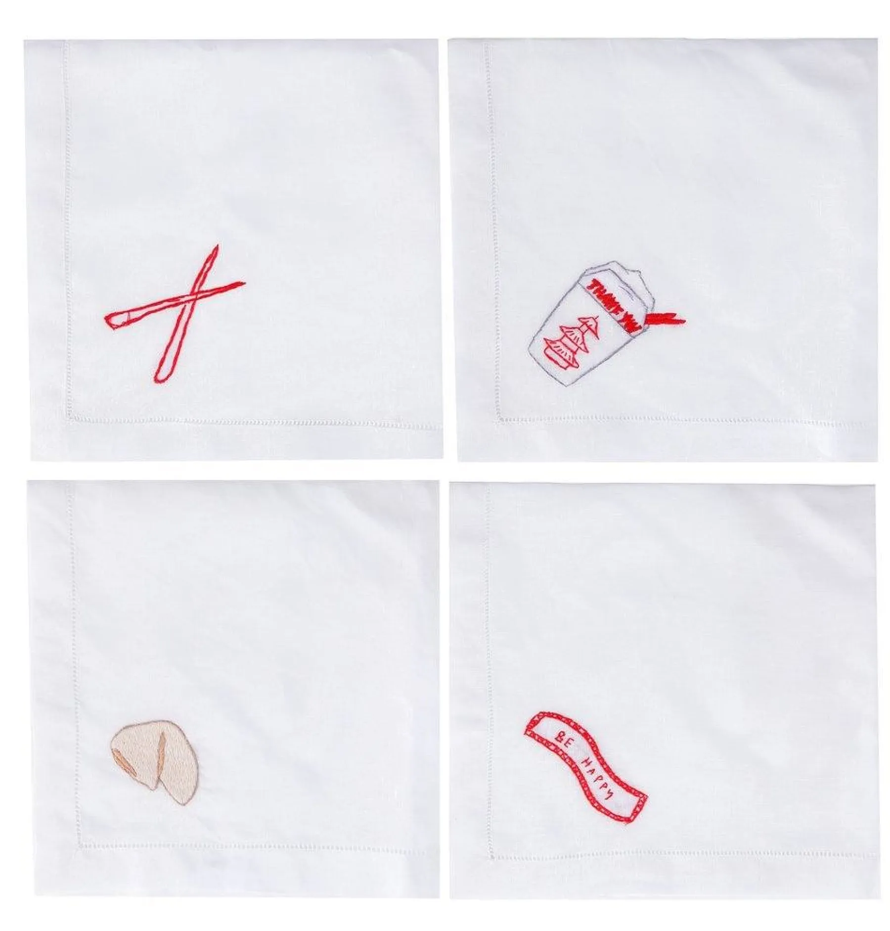 Chefanie Sunday Takeout Dinner Napkins New