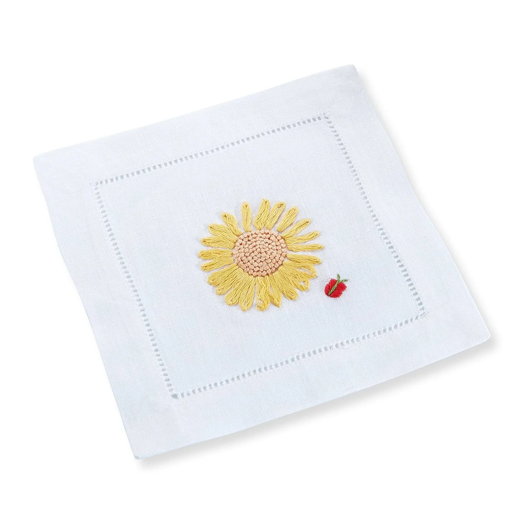 Chefanie Sunflower Cocktail Napkins (4) Sale