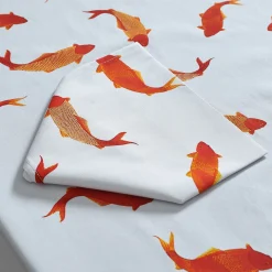 Chefanie Swimming Koi Tablecloth Outlet