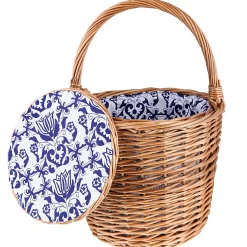 Chefanie Tanner's Brown Wicker Basket New