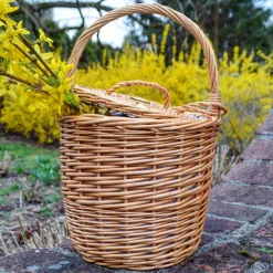 Chefanie Tanner's Brown Wicker Basket New
