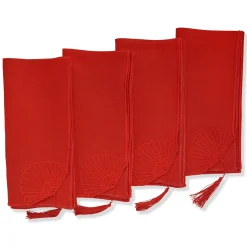 Chefanie Tassel Fan Dinner Napkins (4) Best
