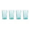 Chefanie Teal Highball Glasses (4) Hot