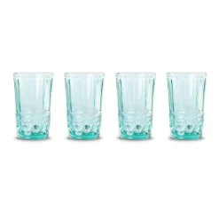 Chefanie Teal Highball Glasses (4) Hot