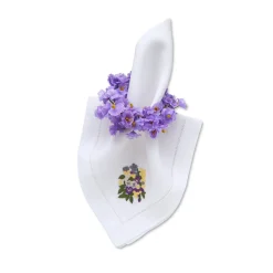 Chefanie Violet Napkin Rings (4) New