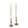 Chefanie White Feather Candles (2)