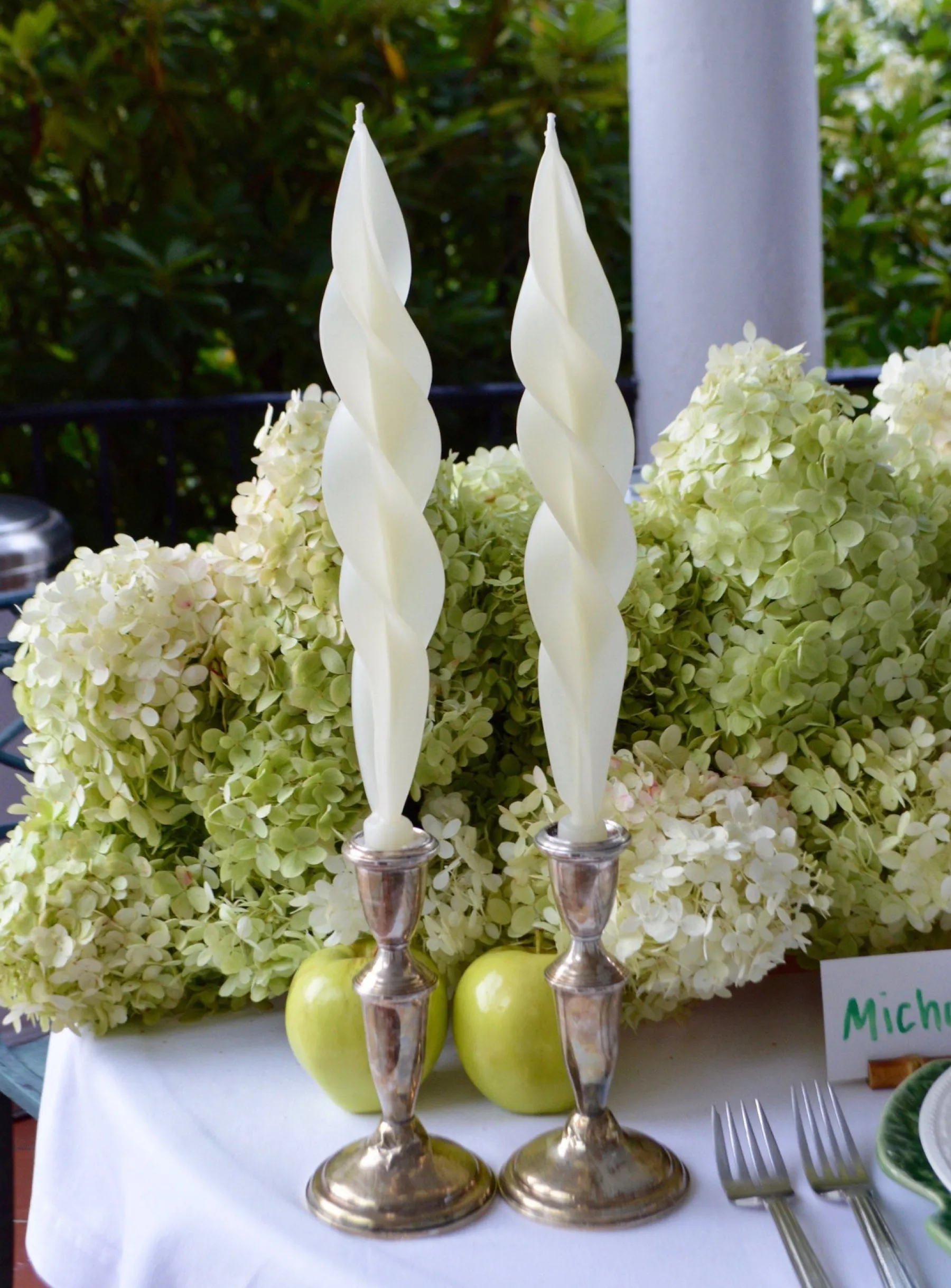Chefanie White Feather Candles (2)