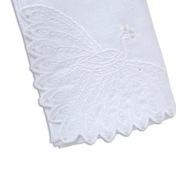 Chefanie White Peacock Dinner Napkins (4) Online