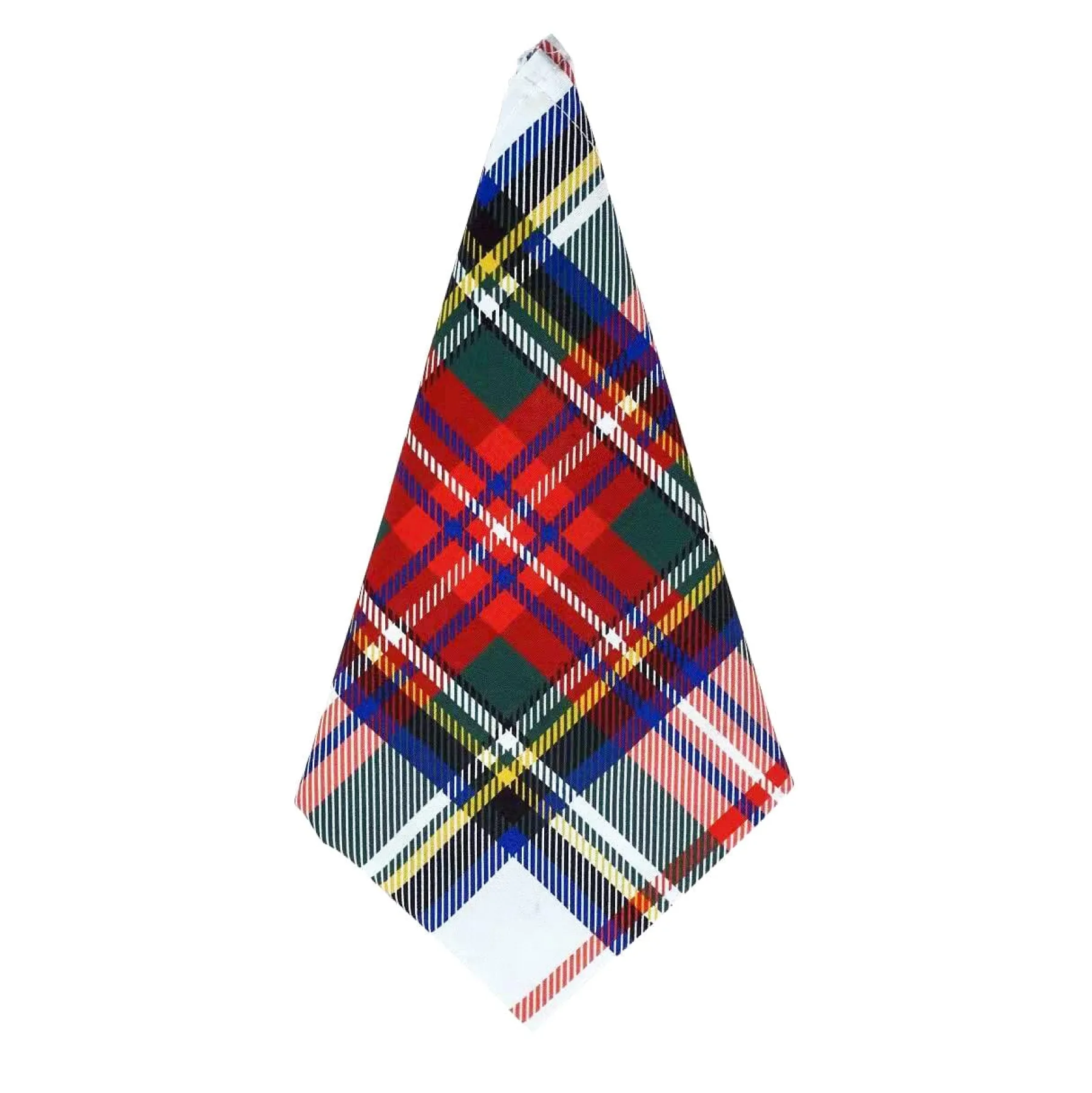 Chefanie White Plaid Napkins (4) Hot