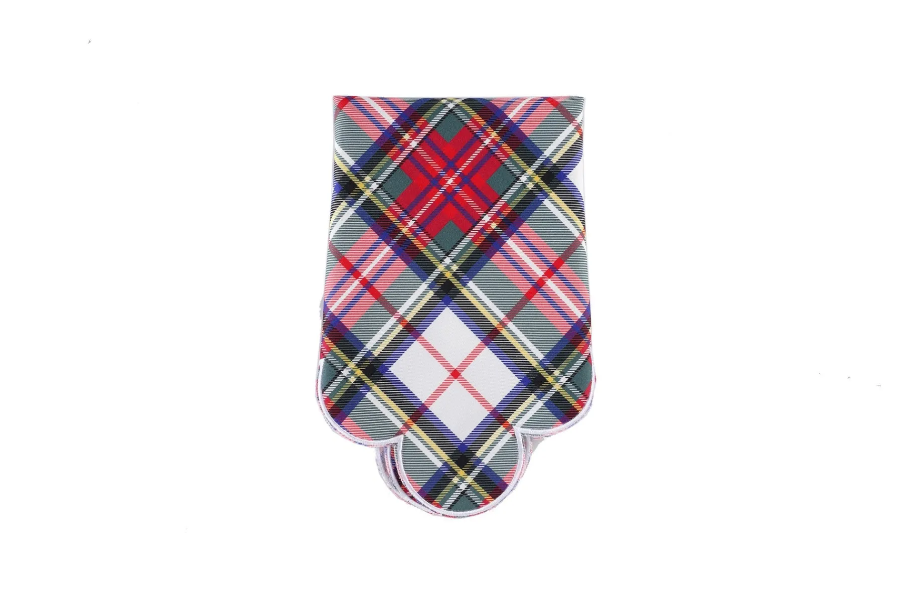 Chefanie White Plaid Napkins (4) Hot