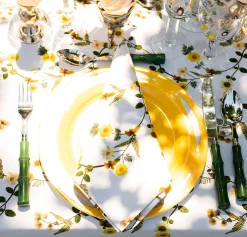 Chefanie Yellow Flower Napkins (4) Sale