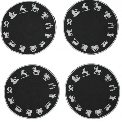 Chefanie Zodiac Wheel Cocktail Napkins (4) Online